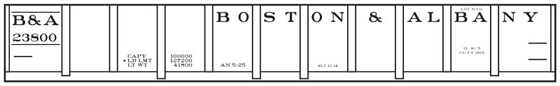 7140-01-DT-HO Boston & Albany Gondola