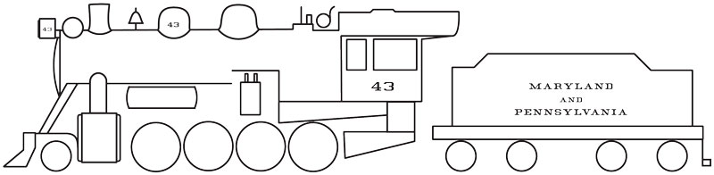 7560-04-DT-O Maryland & Pennsylvania Steam Locomotive
