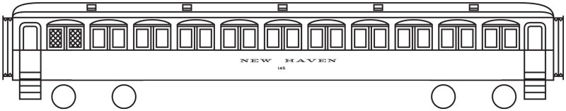 7644-13-DT-HO New York, New Haven & Hartford Passenger Car