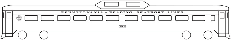 7788-07-DT-N Pennsylvania-Reading Seashore Lines RDC
