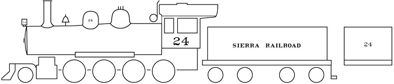 8092-01-DT-O Sierra Steam Locomotive