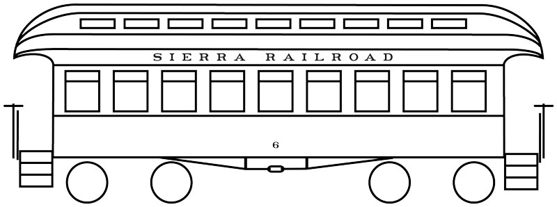 8092-02-DT-O Sierra Passenger Car