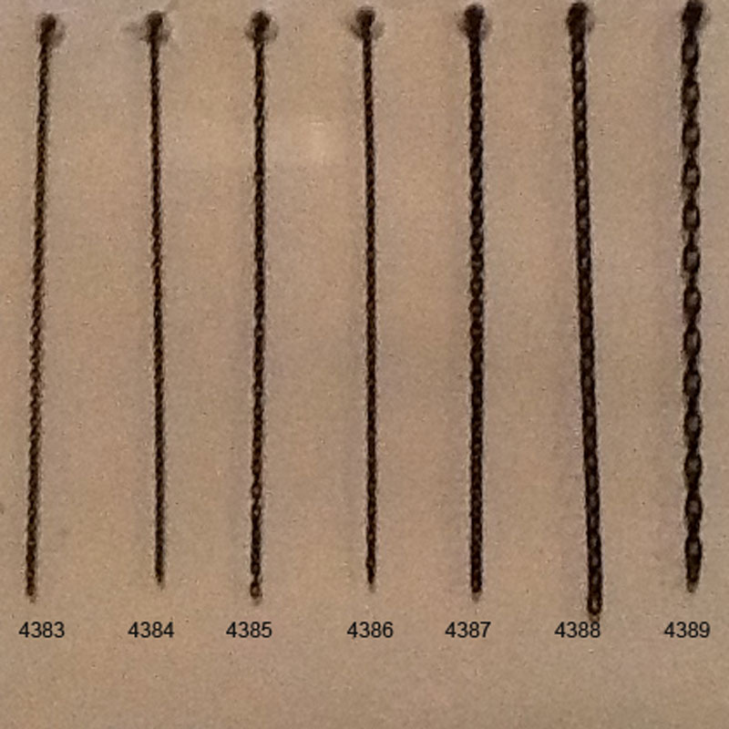 4386 Flat Chain 17.5 Links per inch